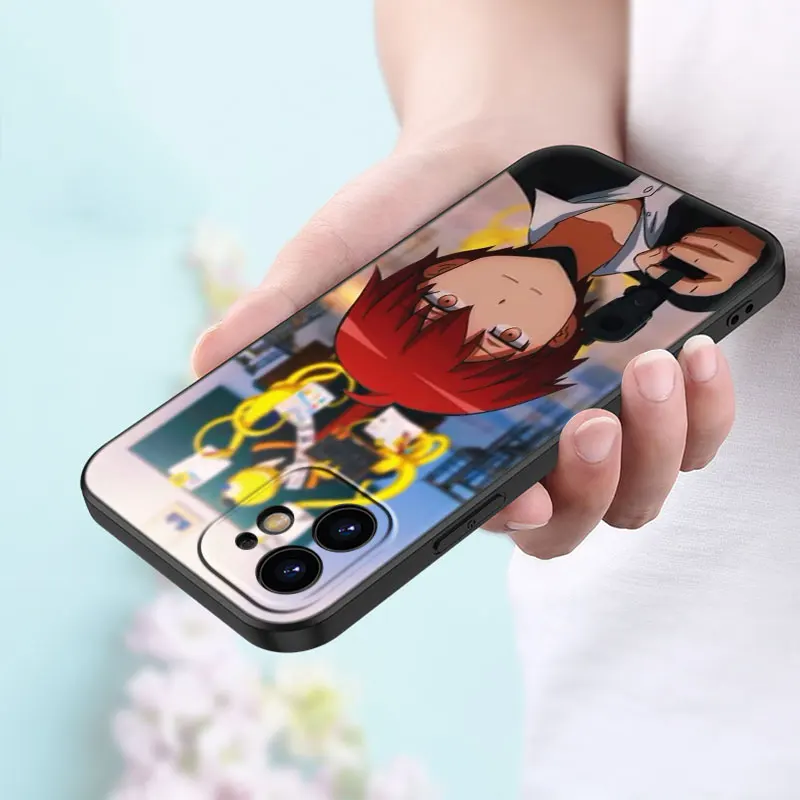 Assassination Classroom Black Phone Case For Apple iPhone 15 14 13 12 Mini 11 Pro MAX XR X XS 7 8 Plus SE 2020 2022 Cover