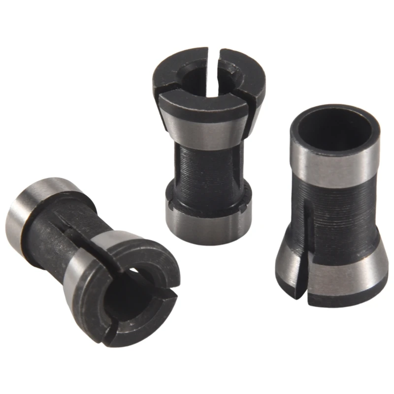 ABSF 8 Pcs Router Collet Set Chuck Heads Adapter For Drills Engraving Trimming Carving Machine Electric Router Milling Cutter