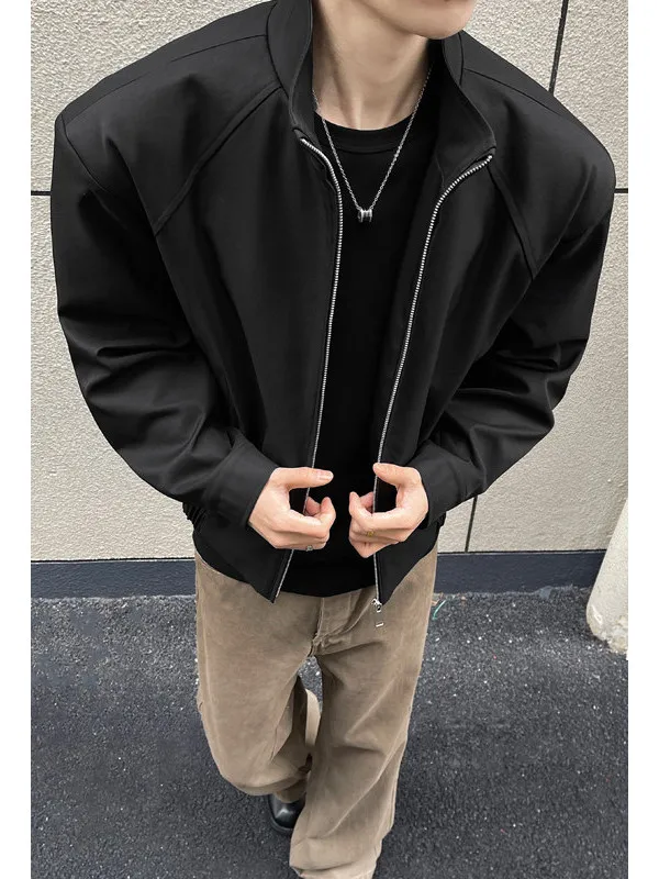 

Cleanfit Men's American Sle Harrington Flight Jaet oulder Pads Stand Collar ort Baseball irt Haome Ele