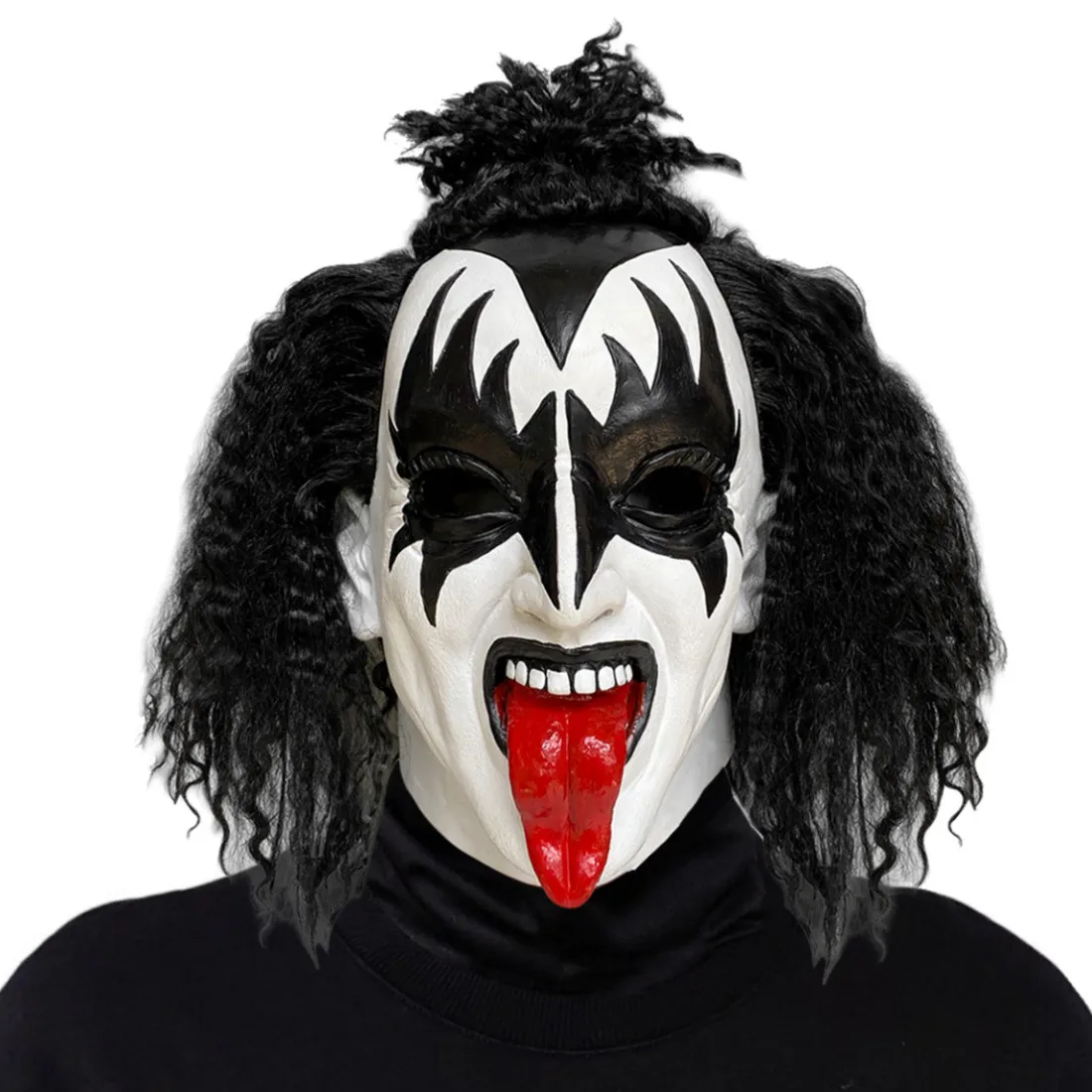Band-Leitsänger-Maske Kopfbedeckung Halloween Horror Verrückte Musikfestival-Requisiten – Detail 2