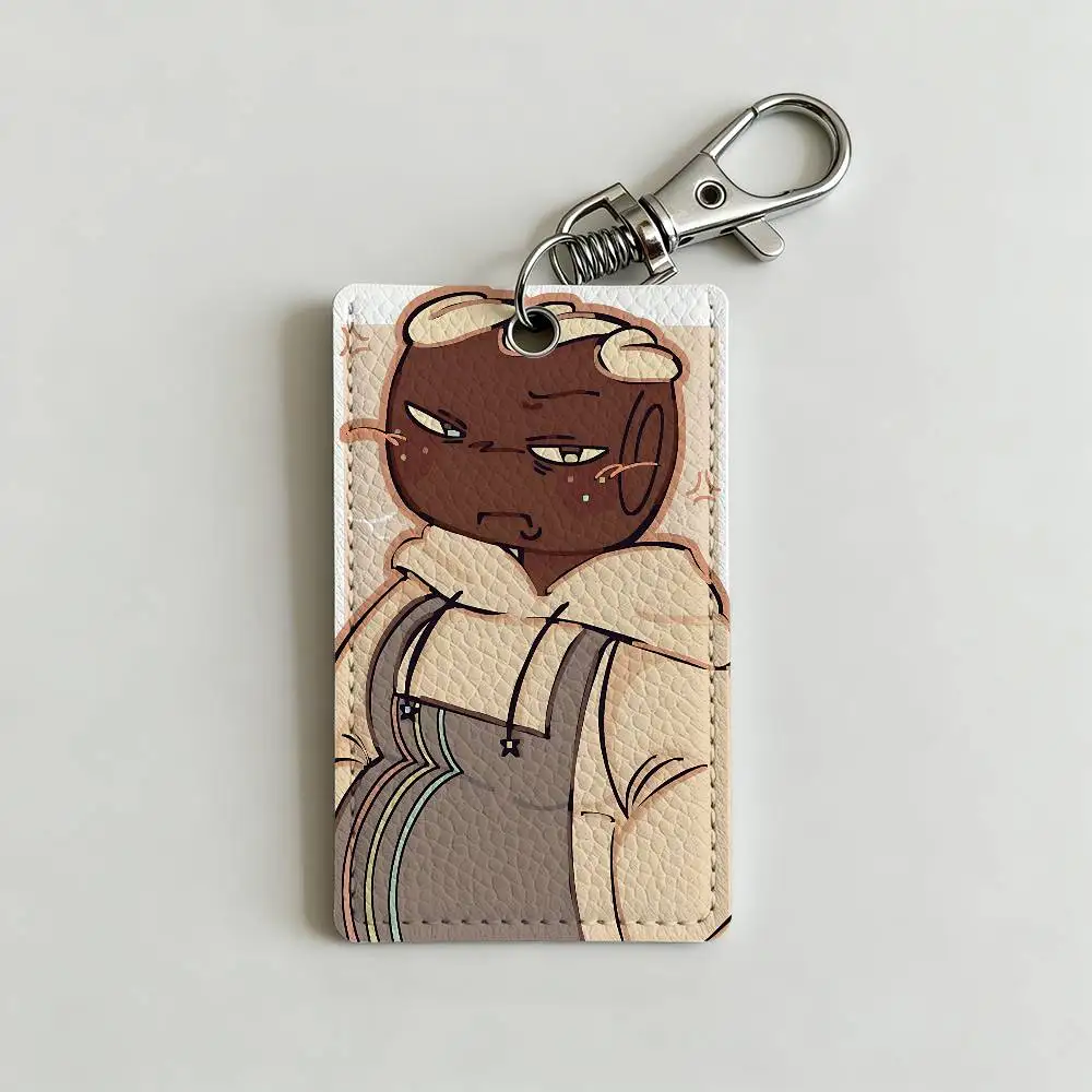 D-Dandys World C-Cosmo  Card Holder Men And Womenn Universal Antirust Keychain Learther Access Drop Key Tag Ring - view 3