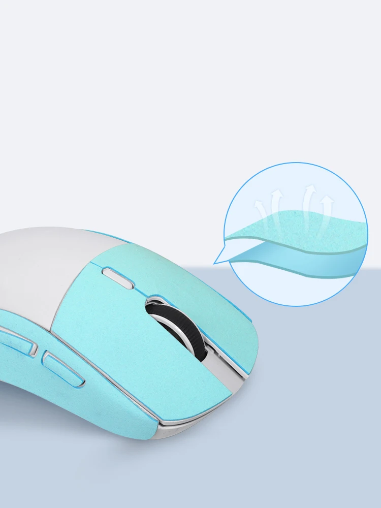 مطبوعة الجلد المدبوغ كامل/نصف غطاء الفئران ملصق مكافحة زلة ماوس ملصق ل إنفينيتي واحد صفر برو الألعاب الماوس