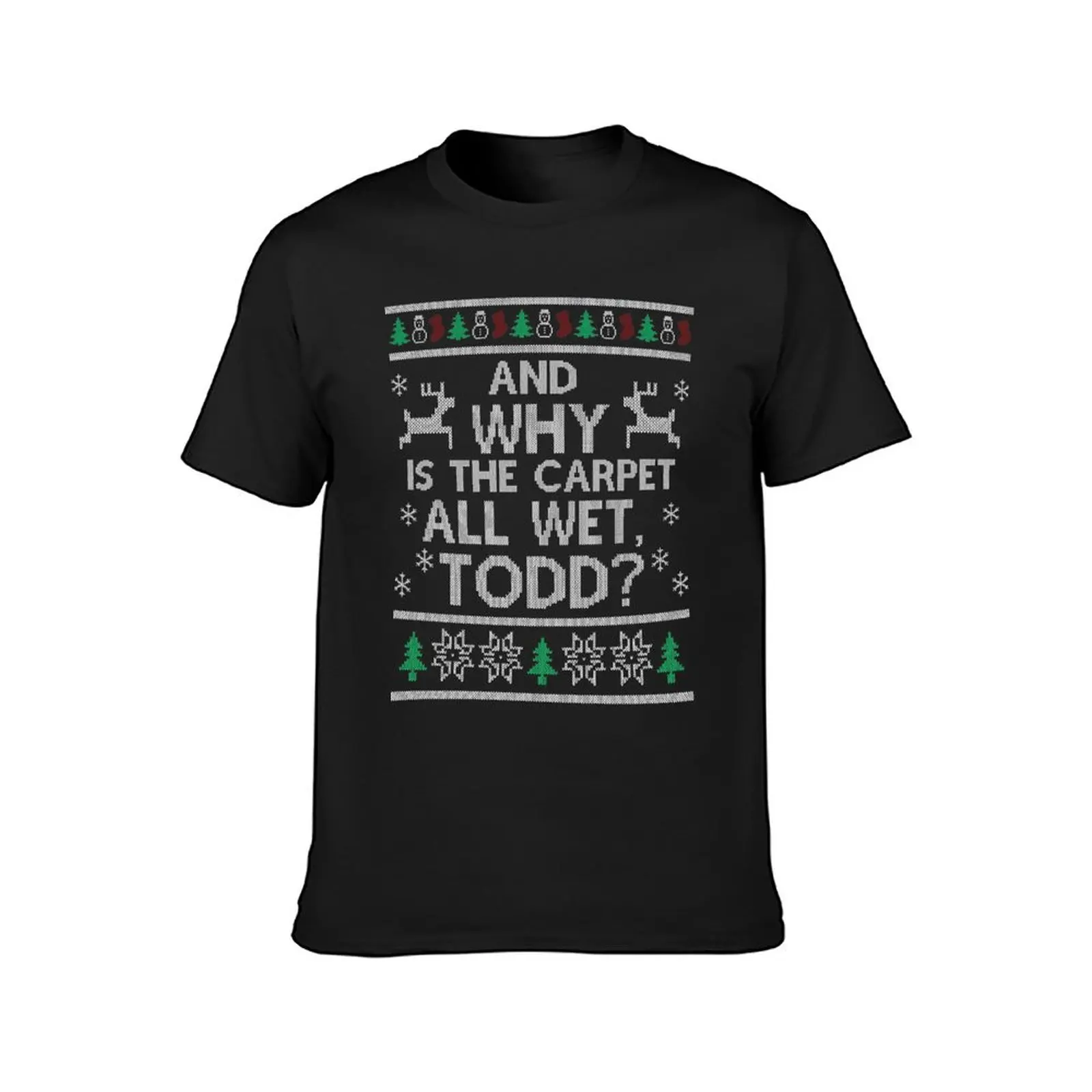 and why is the carpet all wet T-Shirt vintage quick drying t shirt men