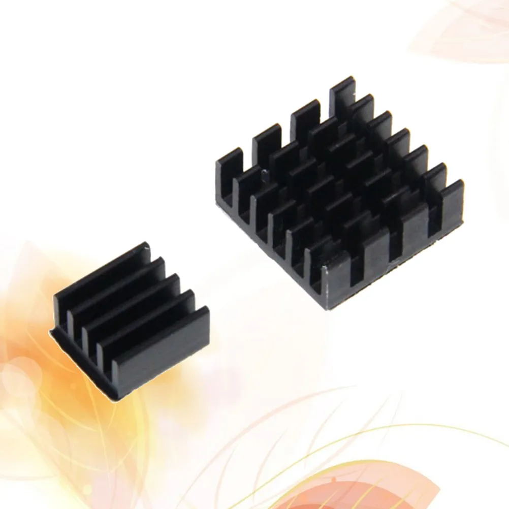 

2Pcs Aluminum Heat Sink Radiator with Pre-Applied Thermal Tape for Pcb Cooling Compact Profile Fits Standard Cases