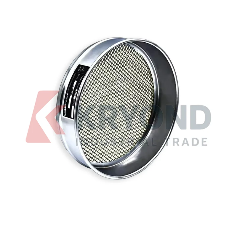 304 Stainless Steel Test Sieve 20cm Diameter Wire Mesh 4 To 10 Mesh Laboratory Equipment Storage Holder Sample Tray Organizer