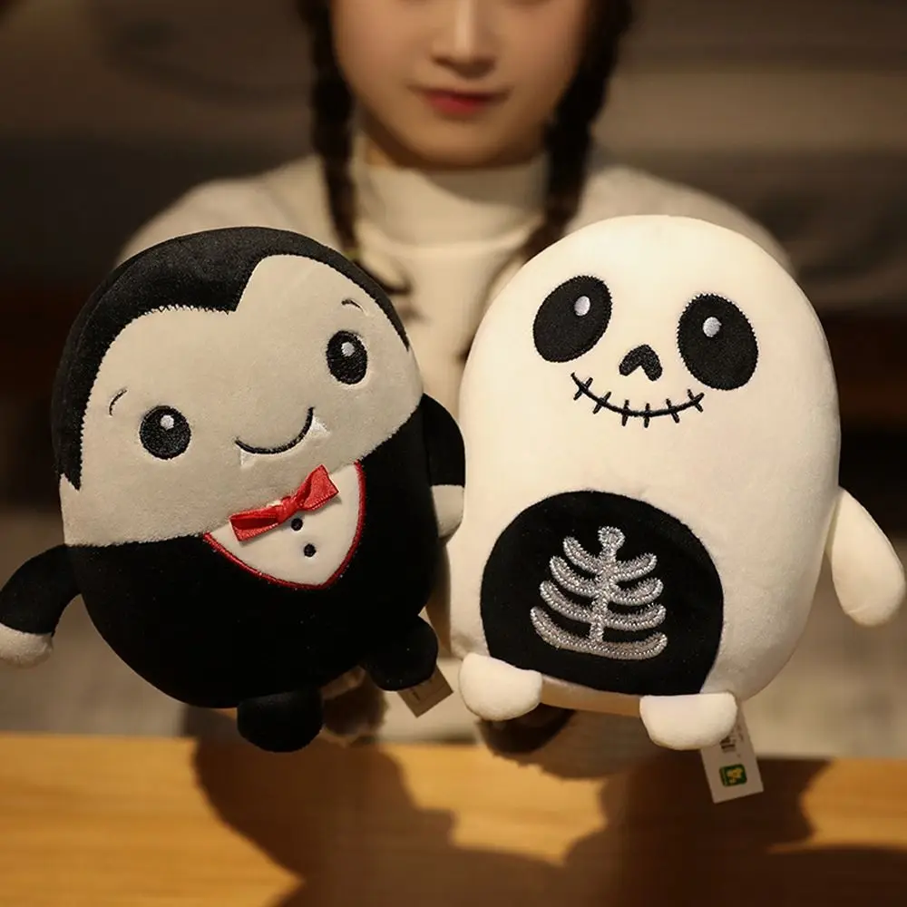 Gift Soft Pillow Bat Soft Toy Pumpkin Vam-pire Skeleton Blame Halloween Plush Toy Funny Halloween Doll Plush Doll Stuffed Toy