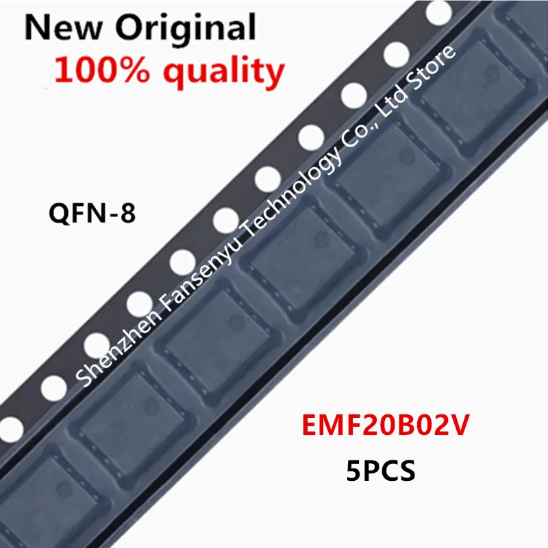 5PCS EMF20B02V F20B02V QFN-8 New original ic chip In stock Chipset