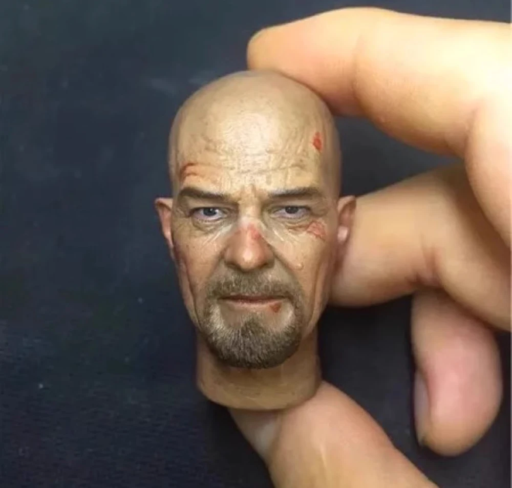 破壊的な悪いシリーズのモデルのおもちゃ,古い白い男性の頭の彫刻,ハゲの彫刻,損傷したバージョン,12インチのアクションフィギュア,1:6,特別オファー