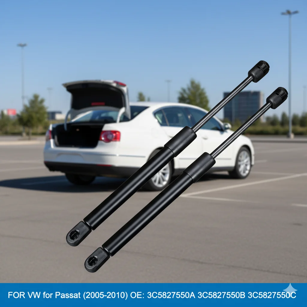 2PCS For VW Passat B6 Rear Tailgate Boot Trunk Tailgate Gas Struts Support 2005 2006 2007 2008 2009 2010 OE 3C5827550A
