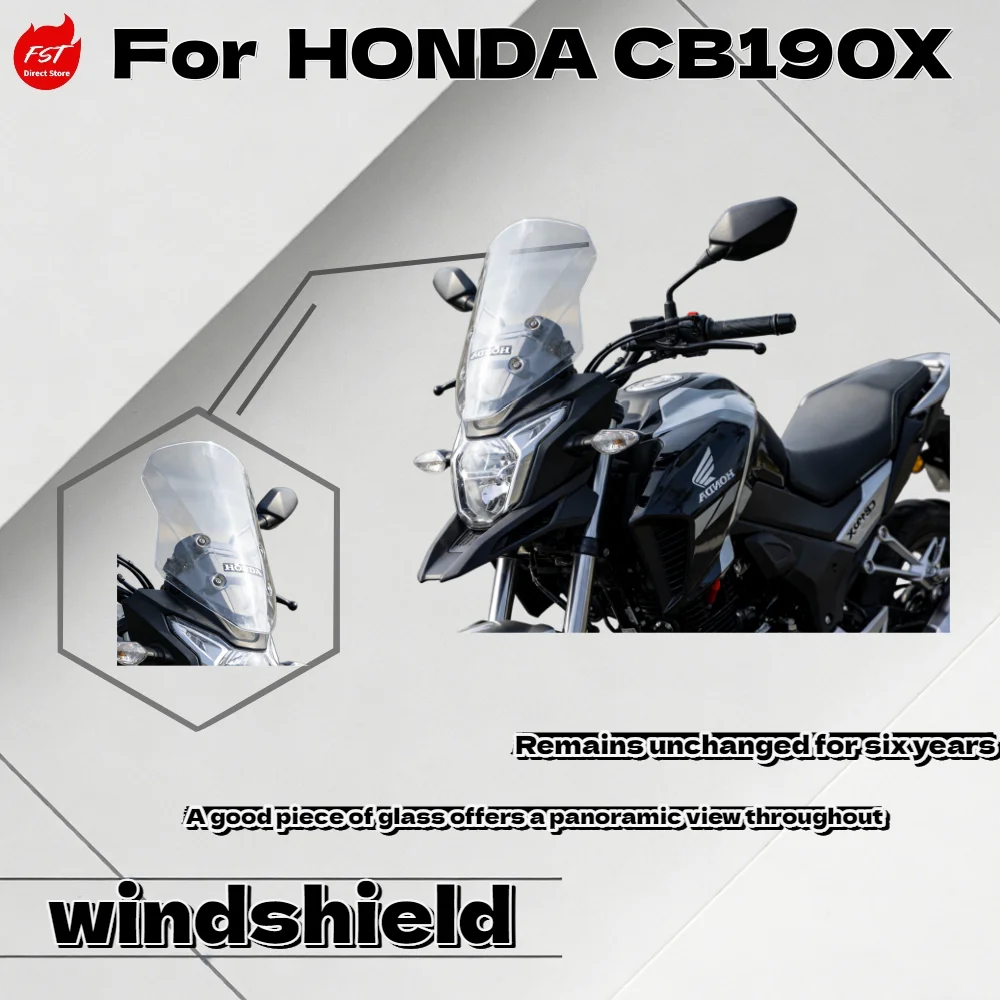

For Honda CB190X Warhawk Windshield Wind Deflector Chest Protector