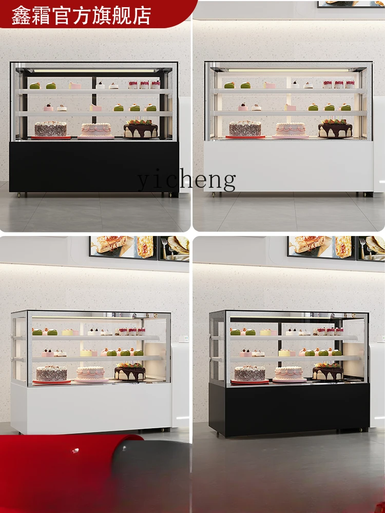 ZK Cake Show Case Dessert Display Refrigerated Cabinet Commercial Fruit Fresh Cabinet