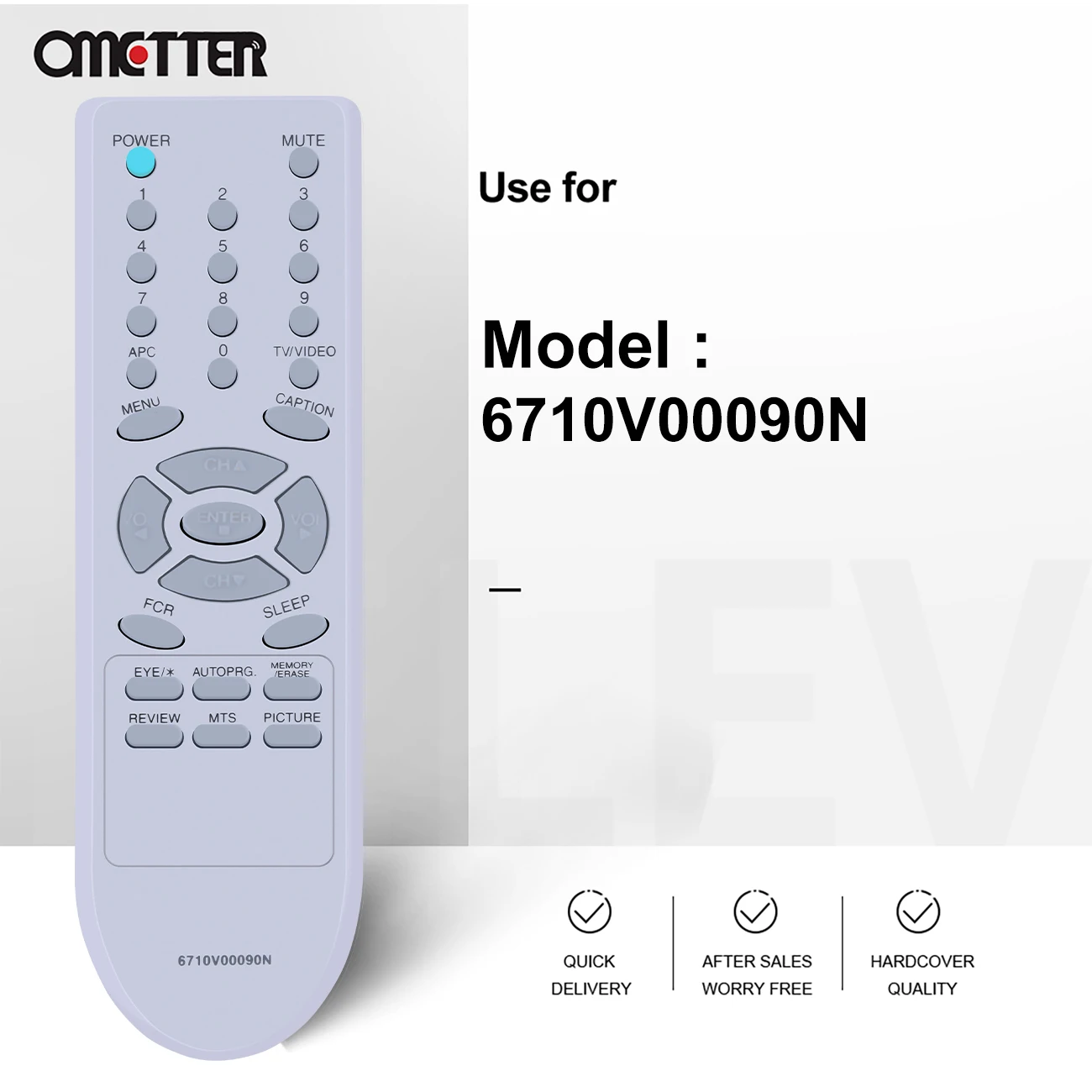 جديد 6710V00090N للتلفزيون التحكم عن بعد ماوس لاسلكي عالمي مفتاح صغير