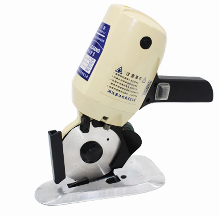 YJ-100A  Hand push Electric Cloth Fabric Cutter Round Knife Cutting Machine    Scissor 100mm 250W