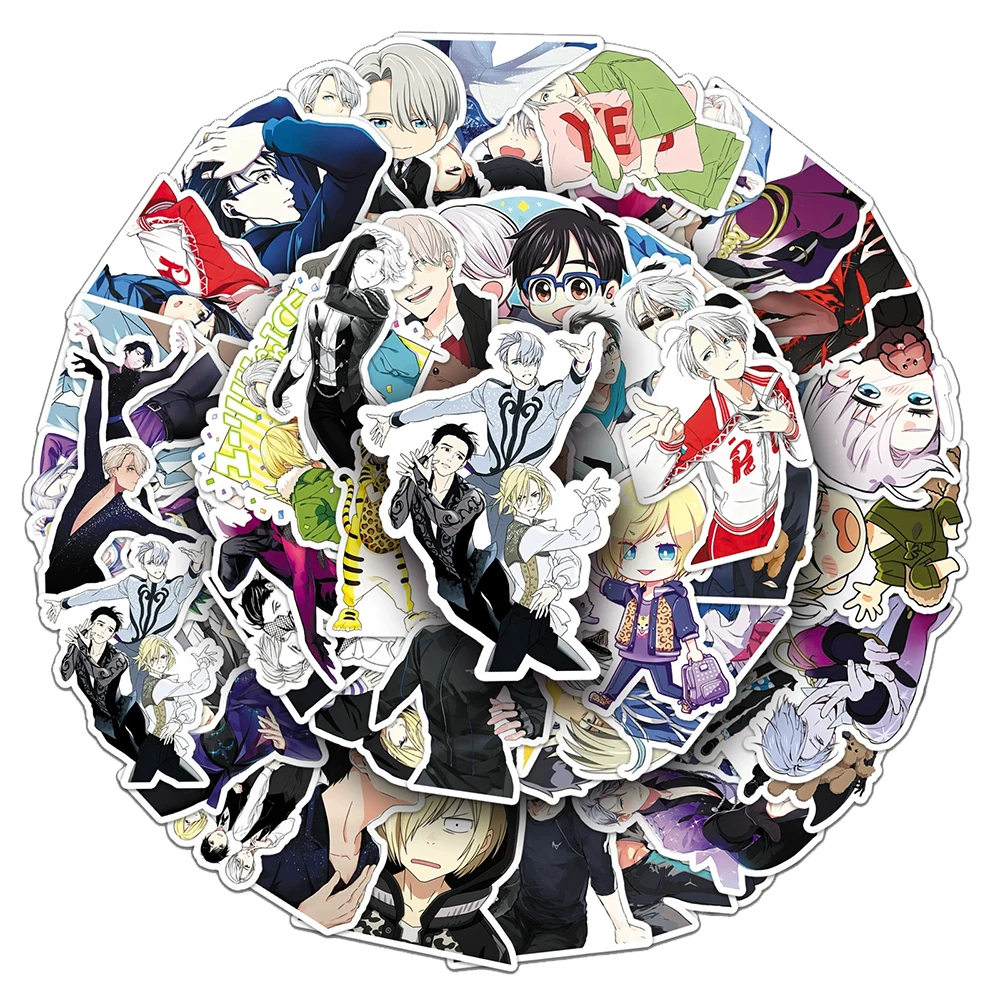 10/30/50個入り ユリ!!! ICEアニメステッカー  - Laptop Accessories Cool のレビューと価格