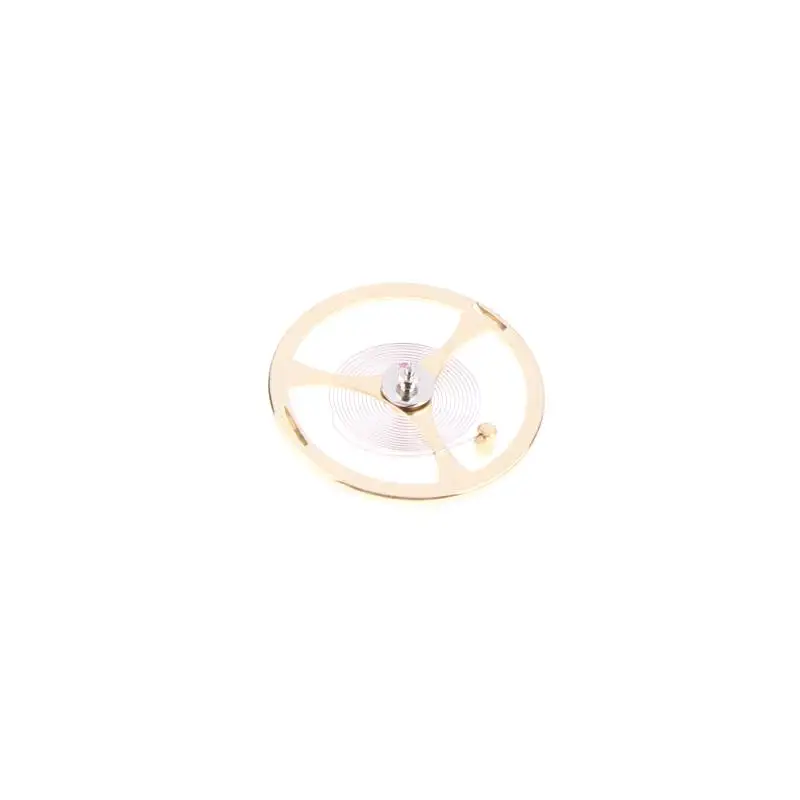 1Pc Replacement Watch Balance Wheel Hairspring Wheel Splint Repair Part For Movement 46941 46943 With Hairspring Watch Crown