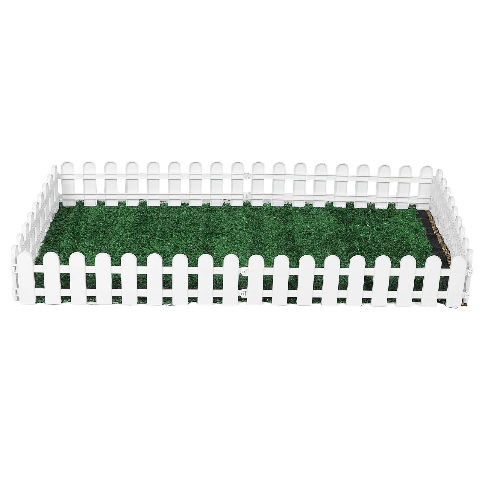 

Kid Toys Mini Fence Flower Bed Edging Borders Flowerpot Picket Model for Landscaping Kids Farm Miniature Railing Garden Child