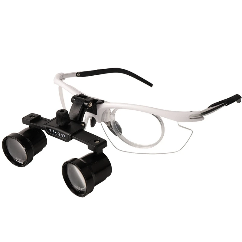 

Zoom 2.5X to 3.5X Dental Loupes 250-550 mm Long Working Distance Surgery Surgical Medical Dentist Binoculars Magnifying Glasses