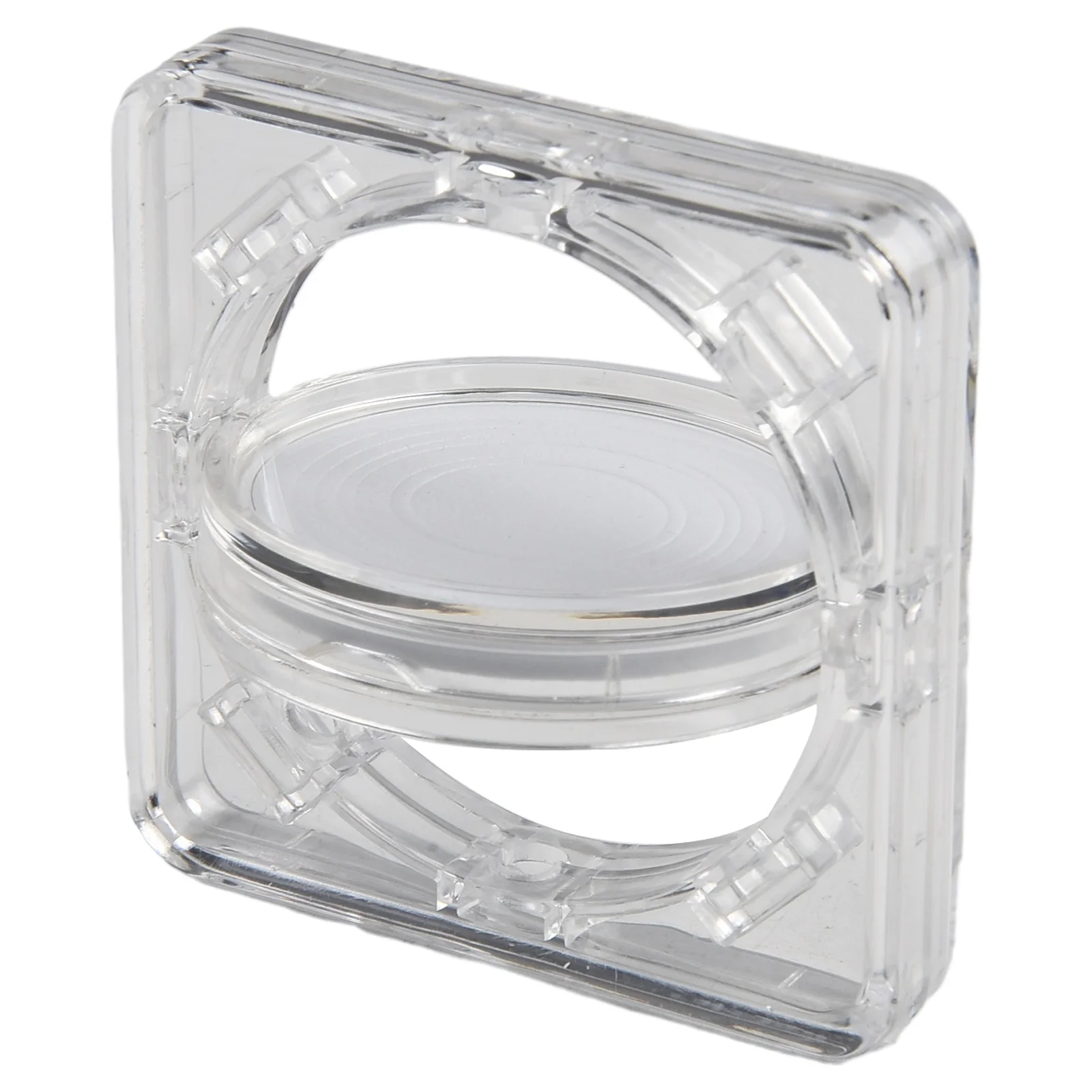 New 40mm Acrylic Coin Display Case Transparent Box Commemorative Medal Protection Box Handmade Goo Card Coin Box        New