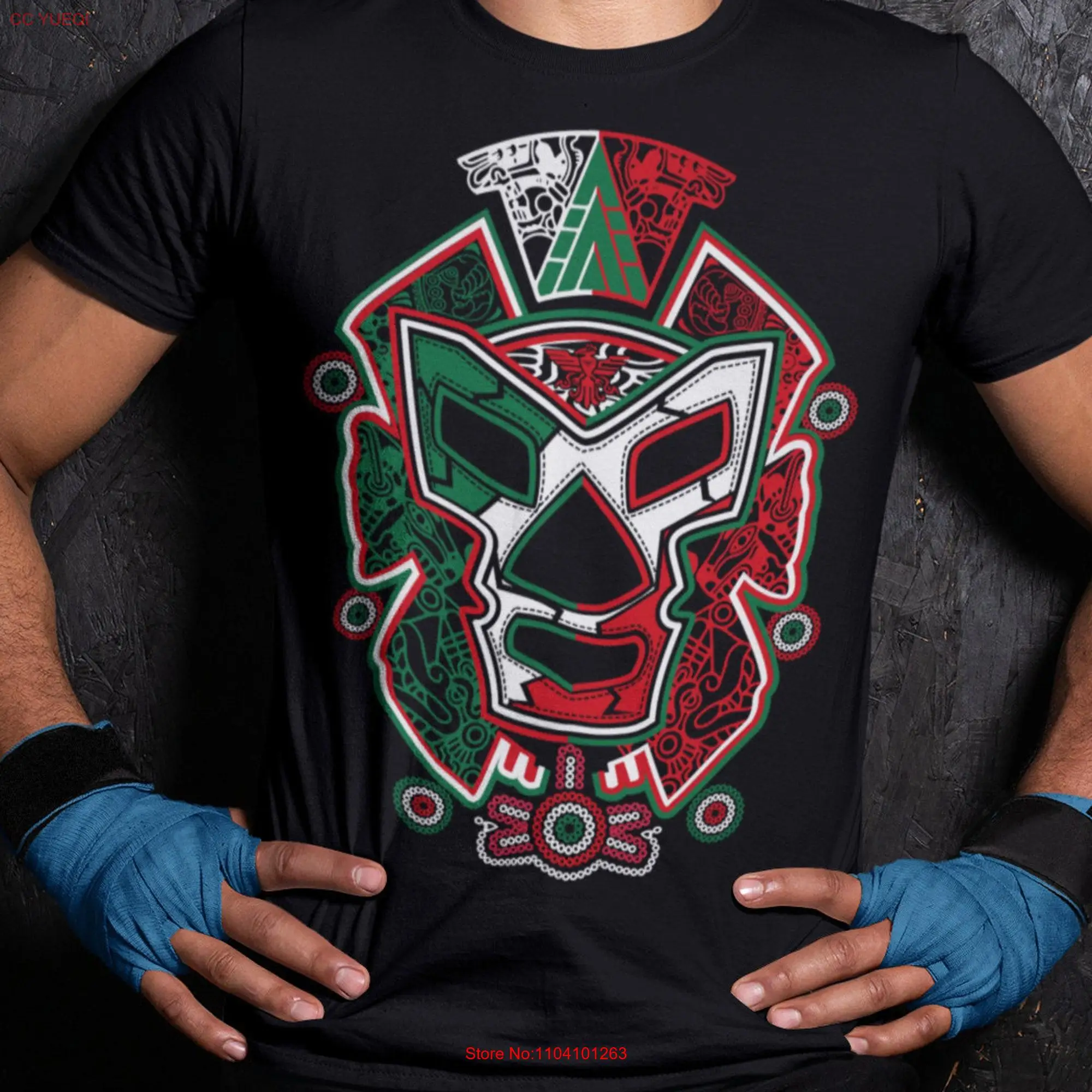 Mexican wrestler shirt lucha libre mask culture T mexico shirts themed gifts artesanias mexicanas long or short sleeves