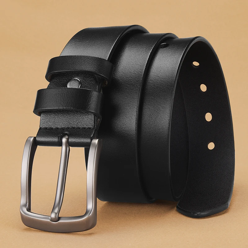 الرجعية الرجال دبوس مشبك حزام بولي PU موضة مطابقة الرجال رداء غير رسمية بنطلون حزام العصرية هدايا عيد ميلاد الرجال #1