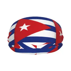 Flag Of Cuba Athletic Headband Elastic Sweatbands Women Men Basketball Sports Gym Fitness Sweat Band Volleyball Tennis