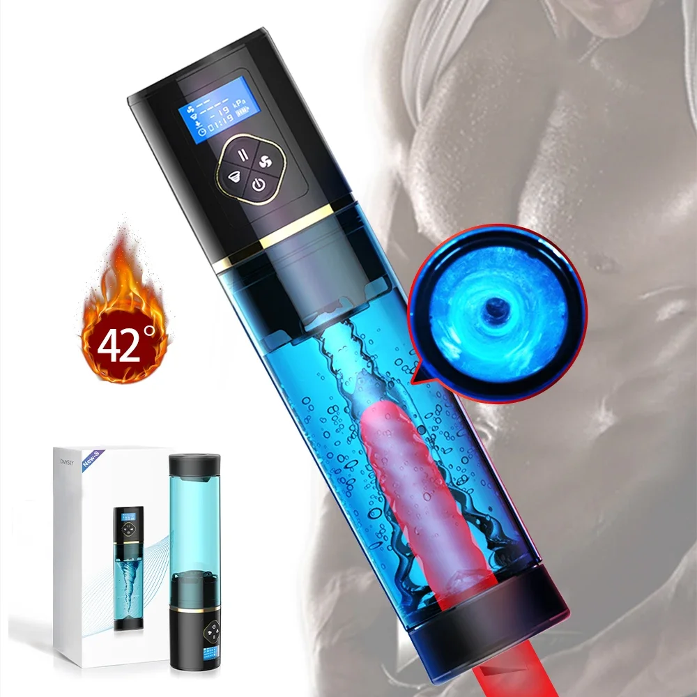 

Sex Toy For Men Penis Extender Water Bath Electric Penis Pump Vacuum Pump Enlargement Enhancer Delay Training With Spa Suck Toy