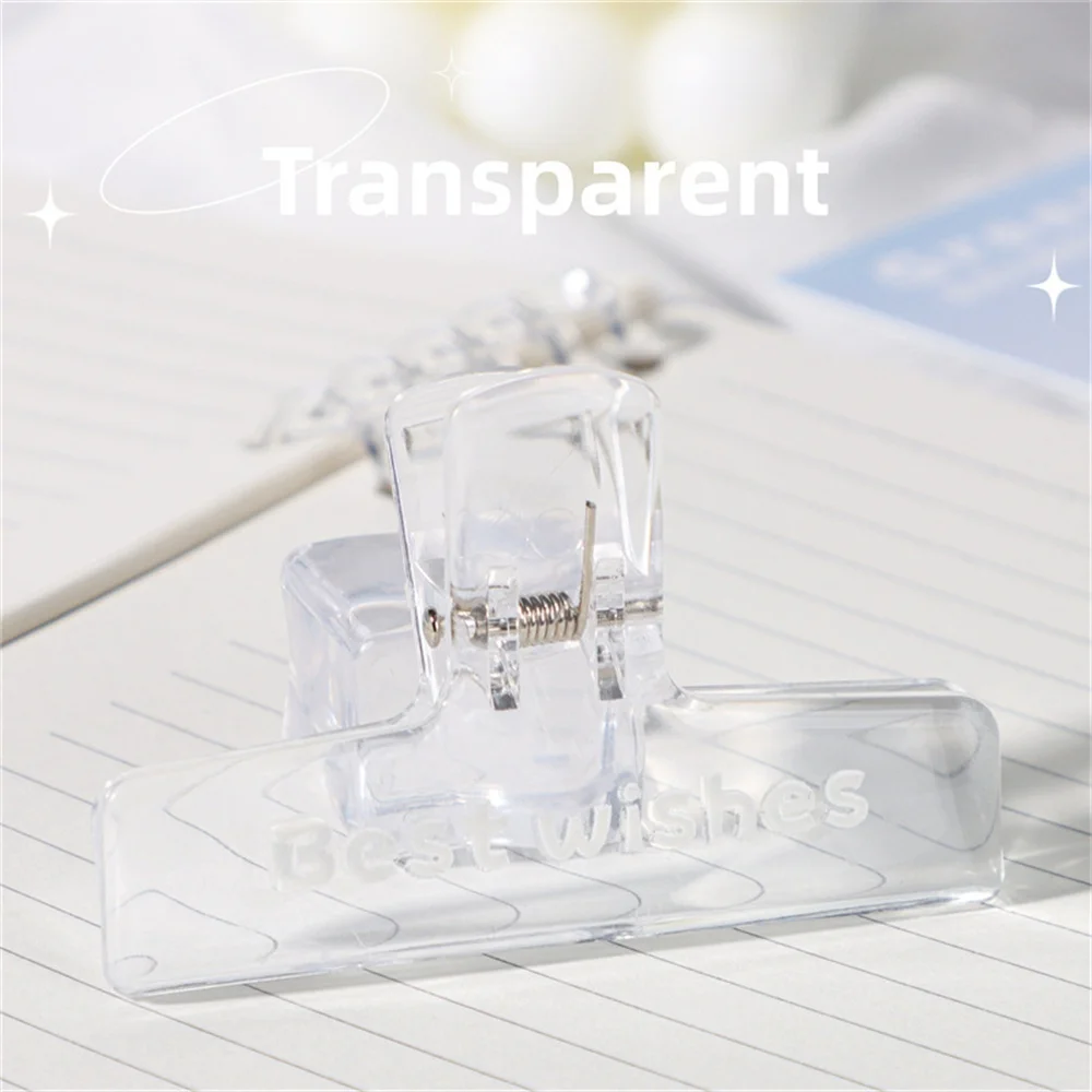 2/4/6PCS Hand Account Folder Multi-function Storage Functional Popular Modern Best Selling High Quality Acrylic Clip
