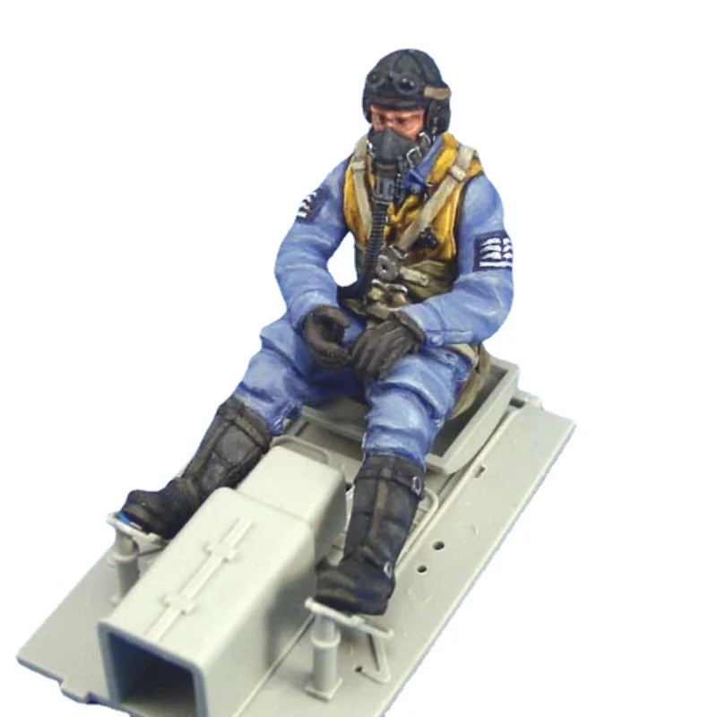 1/32 Scale Resin Figure Model Kits History Mini Scene Aircraft Pilot Unassembled Unpainted Nb393(NO BASE)