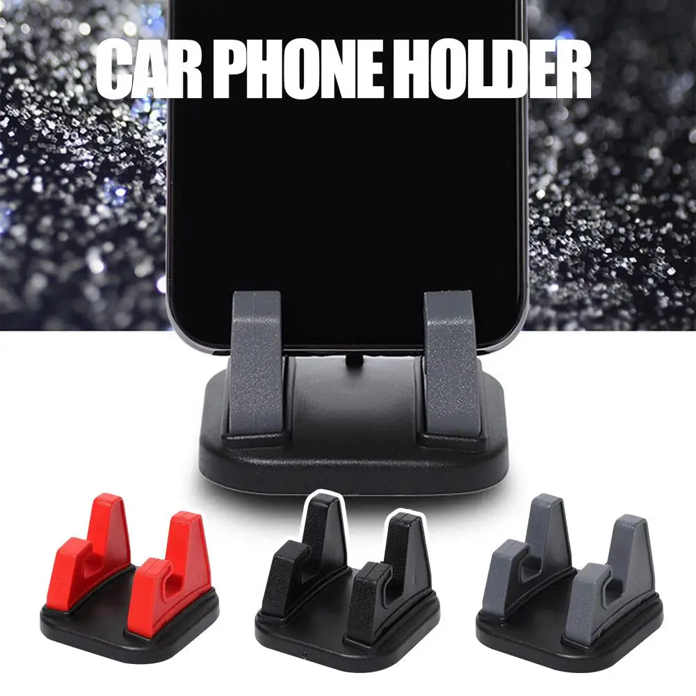 Soft Silicone Car Phone Holder With Anti-slip Pad Phone Holder Suitable For Car GPS Dashboard Phone Holder J0R0