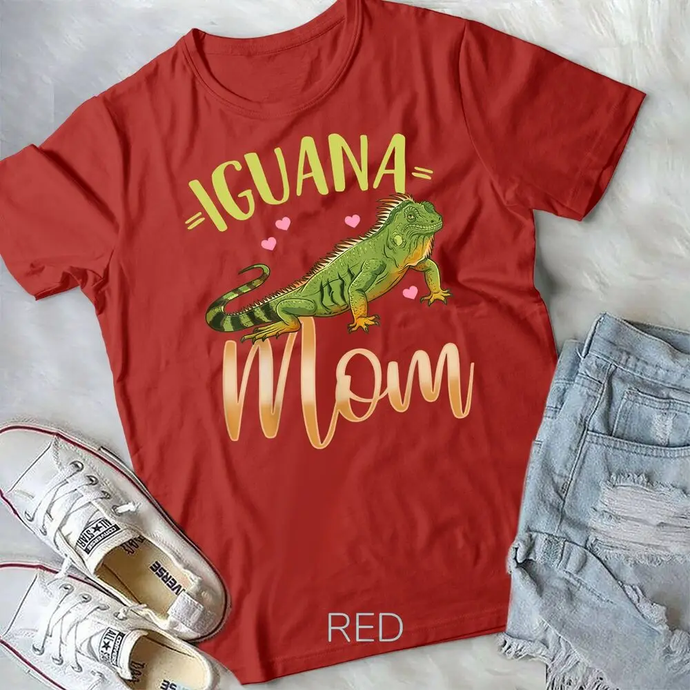 Iguana Mom Lizard Reptile Unisex T-shirt