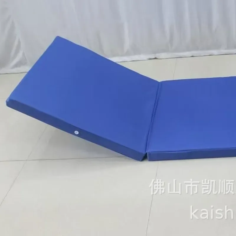 ABS Flat Folding Bed for Nursing Home Hospital Ward Dormitory Single Parallel Bed with Mattress General Purpose Medical