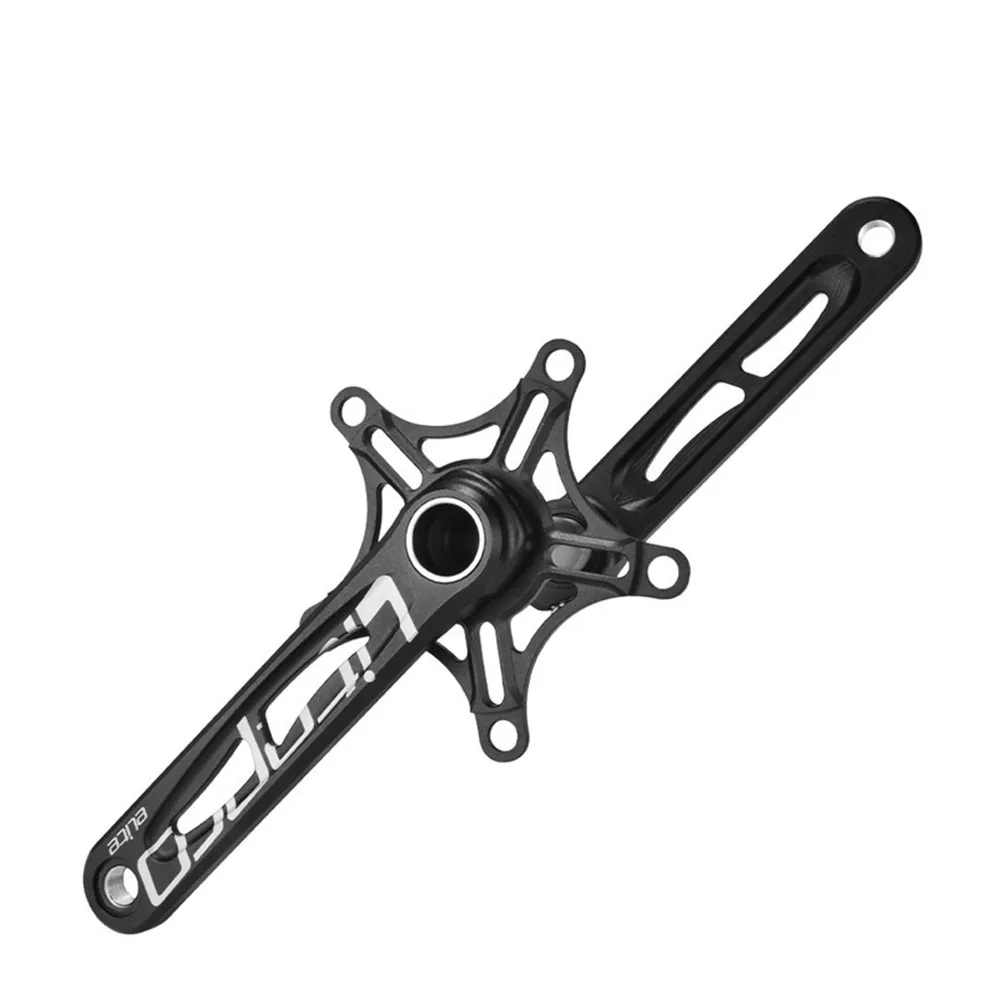 Litepro Elite Hollow Integrated Crank Ceramic Bearing Folding Bicycle Crankset 130BCD Single Chainring Aluminum Alloy Chainwheel