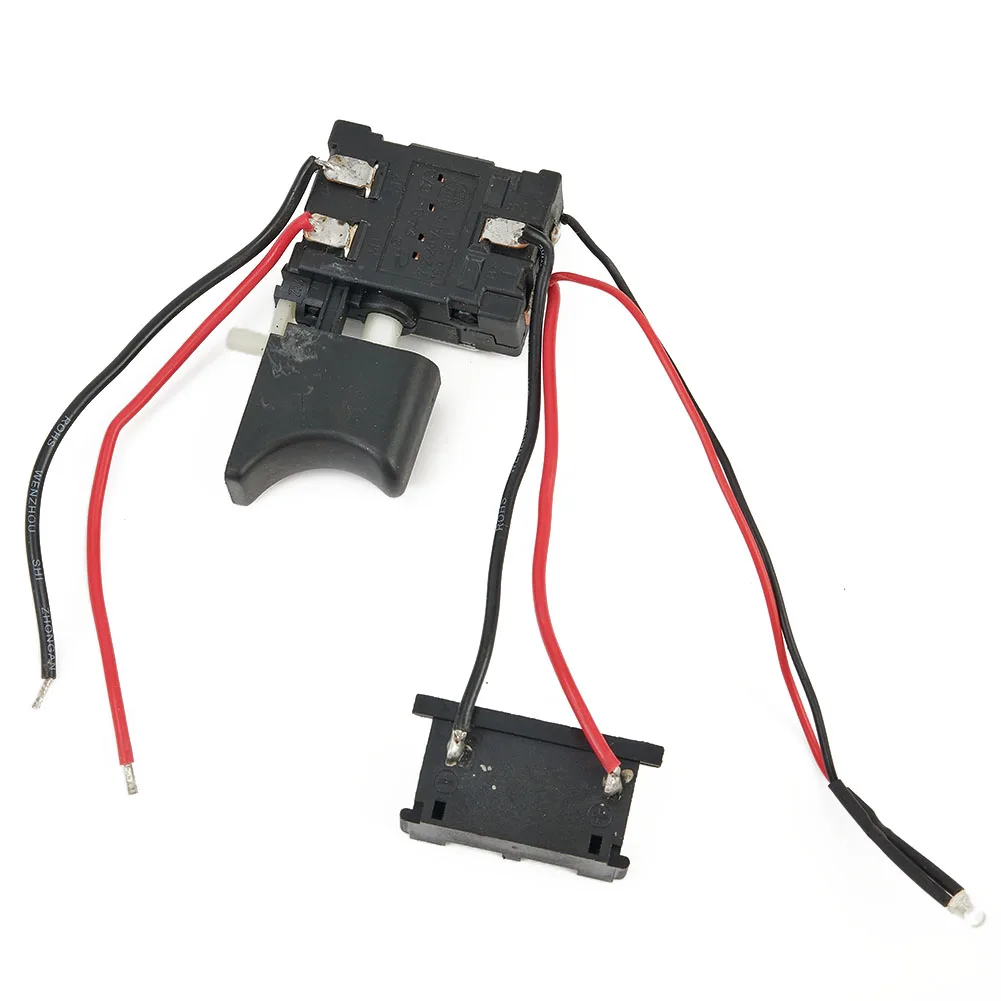 

Part Speed Control Switch Easy Installation Function Push Button Trigger Switch Accessory Black Replacement 21-25V