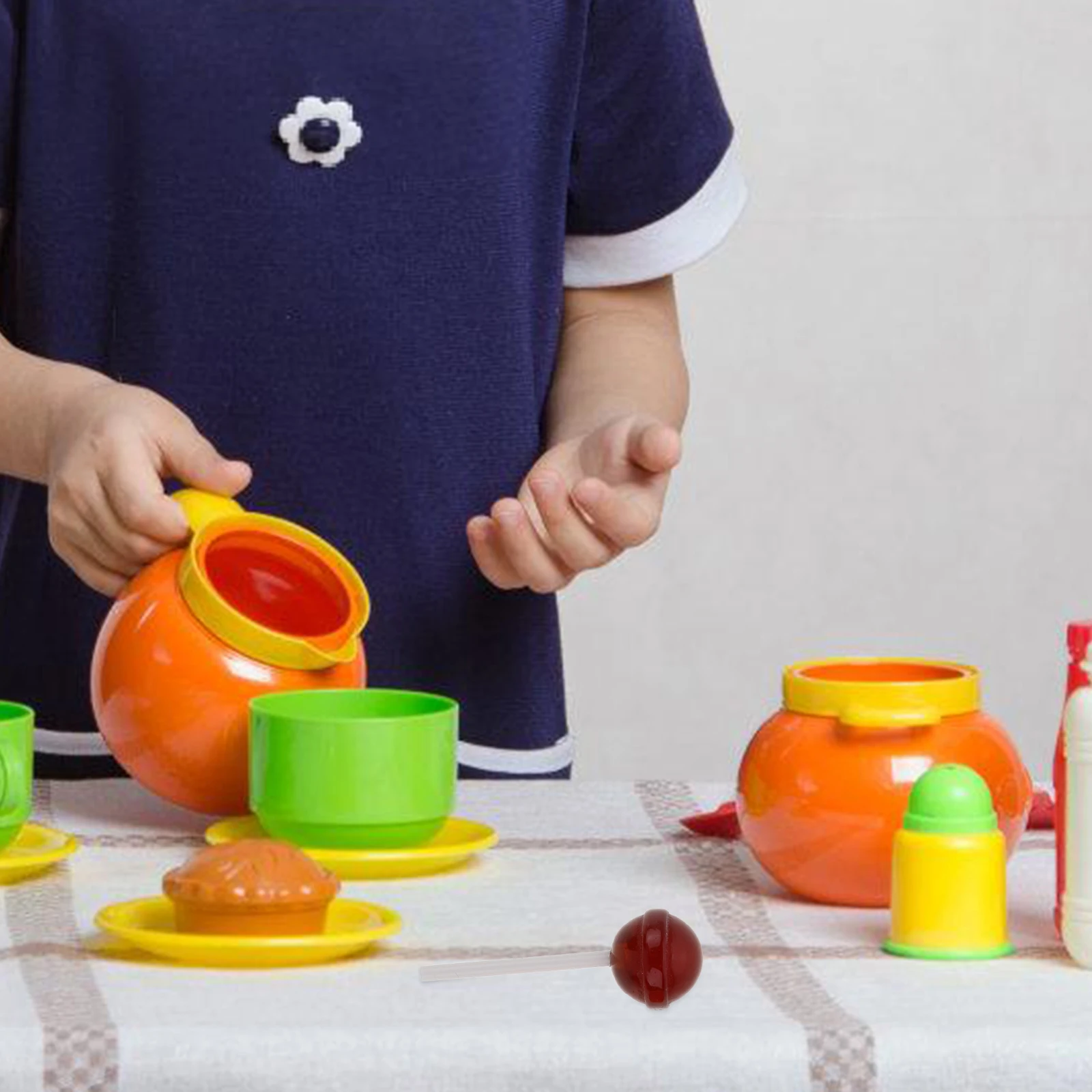 

12 Pcs Simulation Lollipop Fake Food Adornment Party Candy Decoration Artificial Decorative Models Plastic Embellishment