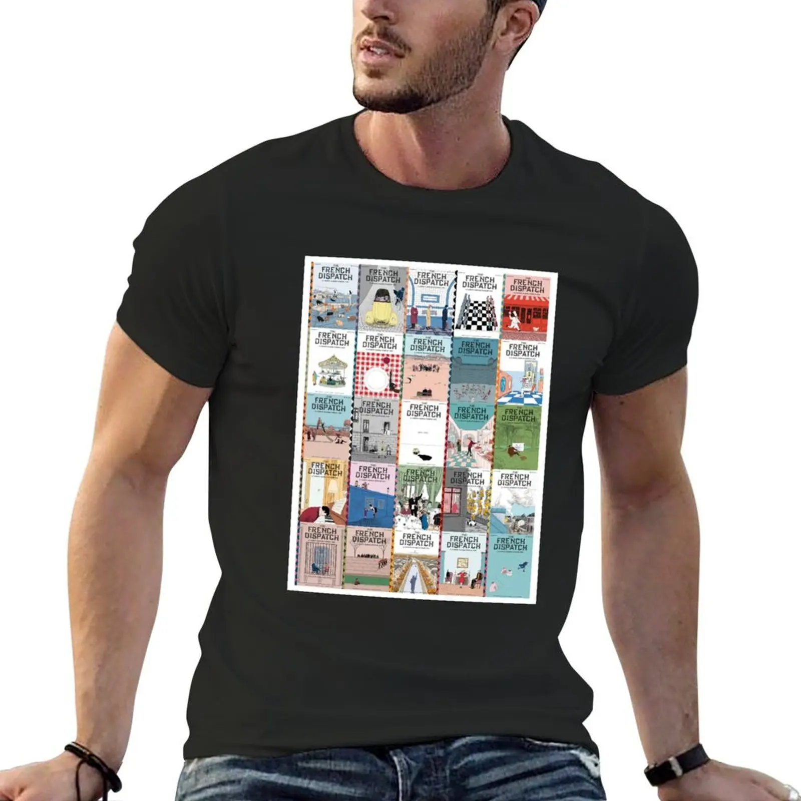 The French Dispatch (x25) T-Shirt vintage clothes blanks Blouse oversized t shirts for men