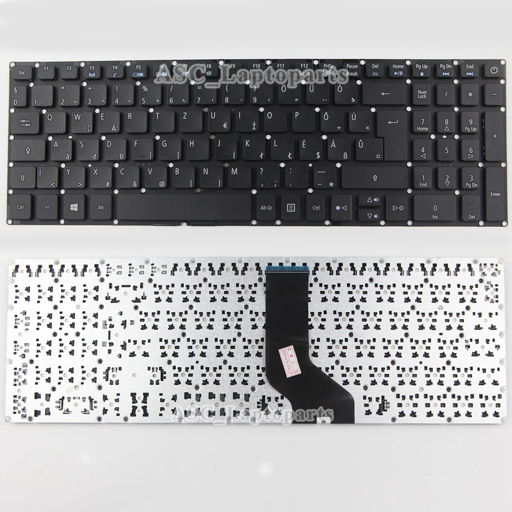 New HU Hungarian Magyar Keyboard For Acer Aspire E5-574TG E5-722G E5-752 E5-752G E5-773 E5-773G Black