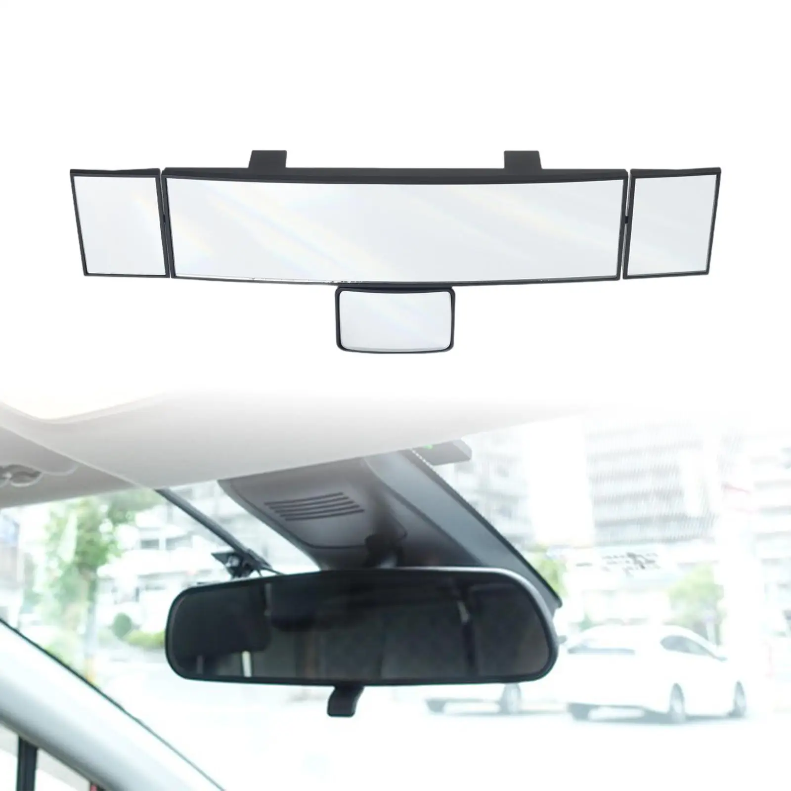 Generic Car Rearview Mirror Baby Mirror Clip on Automotive Accessory Replaces