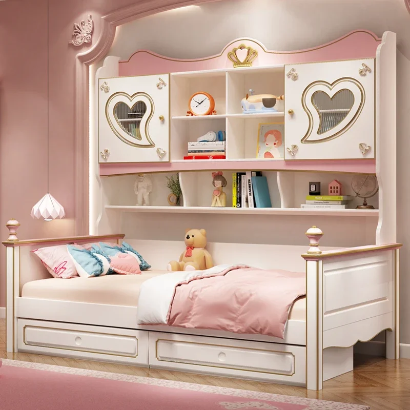 Customized: Aristocratic children's bed, boys' combo wardrobe bed, integrated tatami mats, do not disturb each other, save space