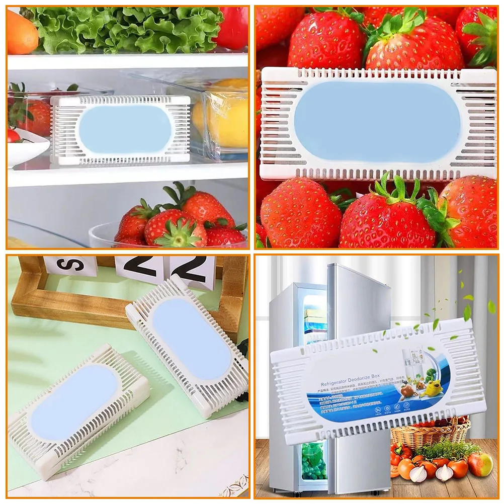 

4 Pcs Deodorant Box Refrigerator Freshener Trash Odor Remover Activated Charcoal Air Purifier Car Home Supplies