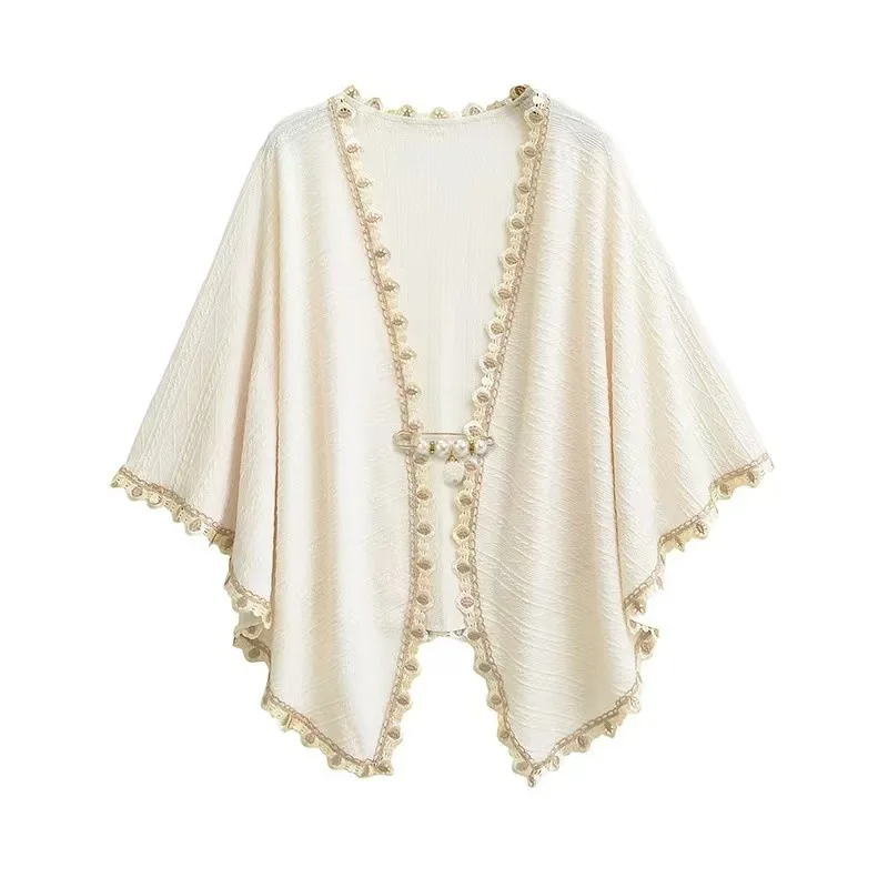 

Retro literary versatile shawl cardigan cloak coat