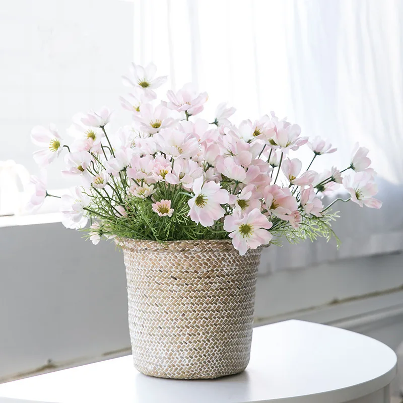 60CM6 Head Cosmos Artificial Flower Home Ornament Wedding Decoration Flower Arrangement Photography Prop Gesang Flower