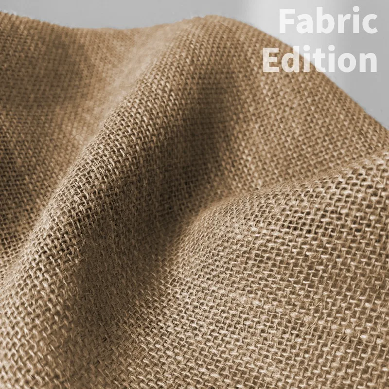 

50/100cm Long Khaki Vintage Natural Linen Fabric Premium Designer Material for Diy Handmade Dresses Tops Apparel