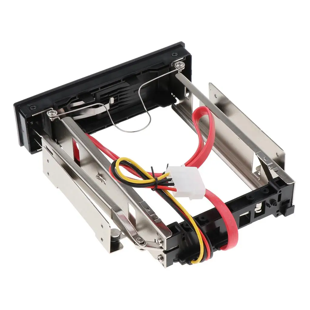 Trayless SATA Mobile Rack Enclosure Tray for 3.5 Inch HDD Mounting Bracket Metal CD-ROM Bay for Desktop