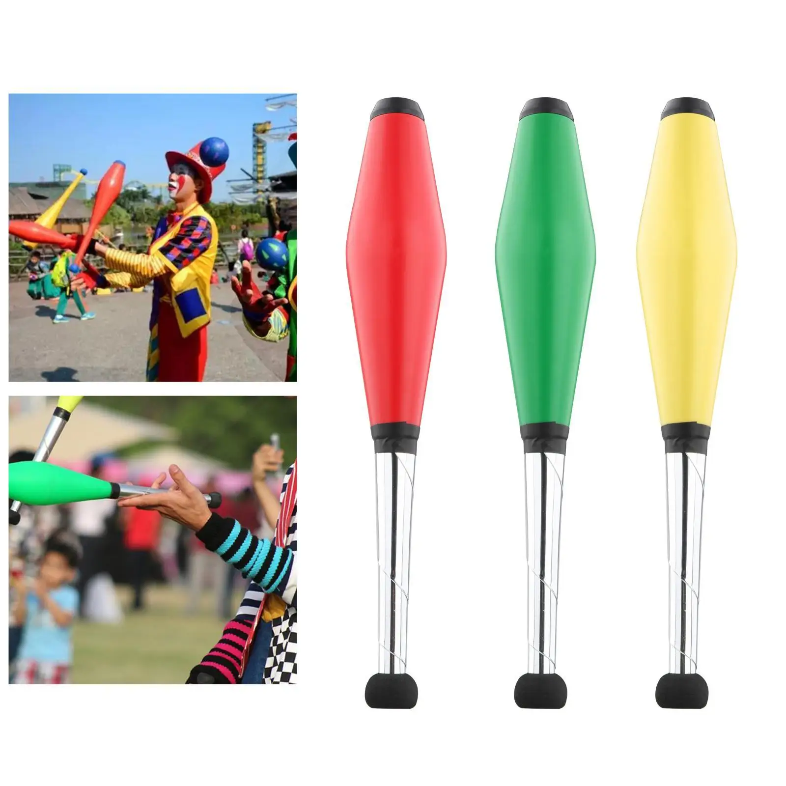 Ultralight Juggling Clubs Premium Pins Sticks Pro for Beginner to Pro Outdoor