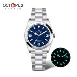 Octopus Kraken 2024 New 36mm Luxury Men Automatic Mechanical Watch Enamel Dial Explore Climbing Series Sapphire watches for men