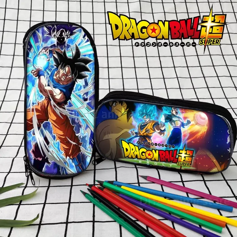 

Dragon Ball Son Goku Large Capacity Cartoon Pencil Case Fashion Anime Boy Girl Student Pen Bag School Supplies Stationery Box
