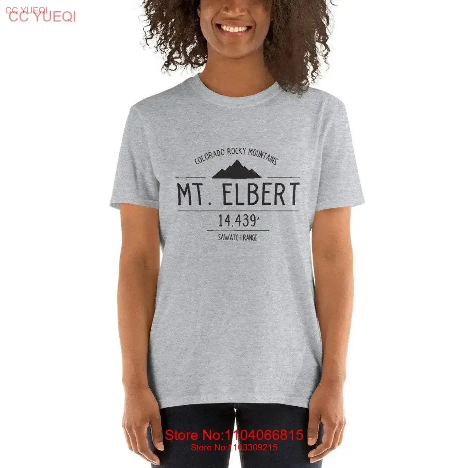 Mt Elbert T-Shirt im Vintage-Stil, gewaschen, lässig, Unisex, vielseitig, grafisch, weich, dehnbar, Modedesigner-Kleidung, atmungsaktive Streetwear