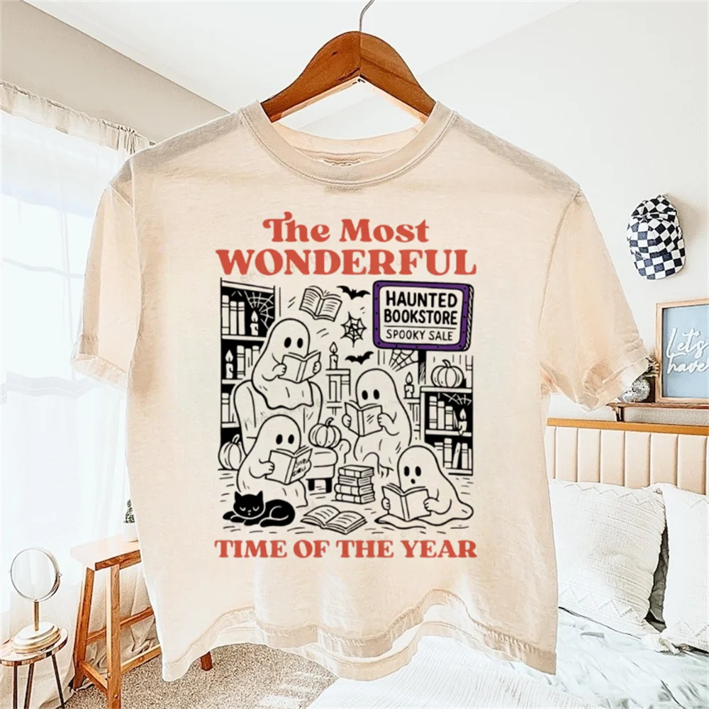 مطبوعة الرجعية المرأة الكرتون الساحرة القطة السوداء نمط تي شيرت منتظم تنوعا متعة لطيف لباس أبيض المرأة عادية تي شيرت