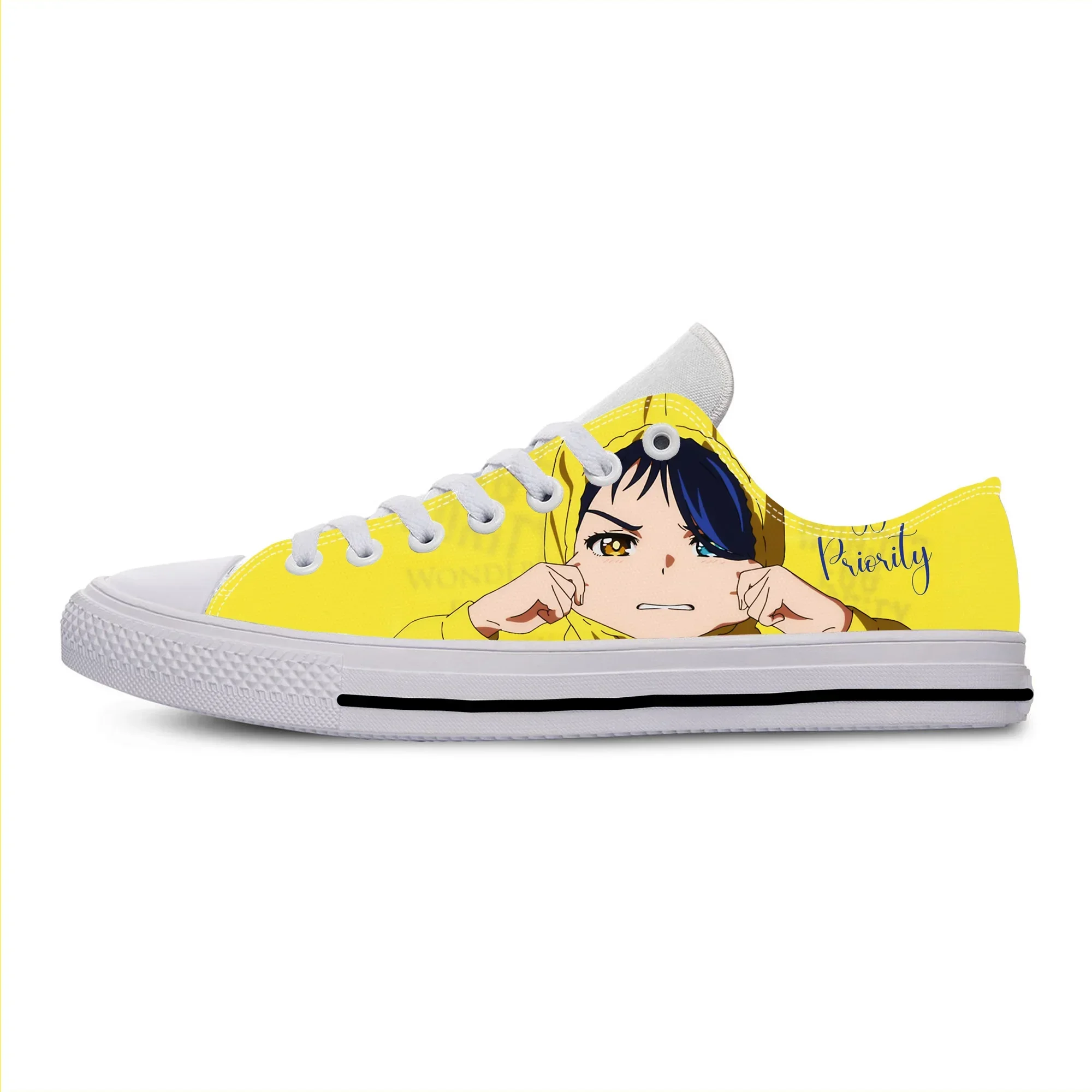 Zapatillas Deportivas Ligeras de Anime Japonés Wonder Egg Priority Ohto Ai, Calzado Casual Transpirable de Caña Baja para Hombre y Mujer