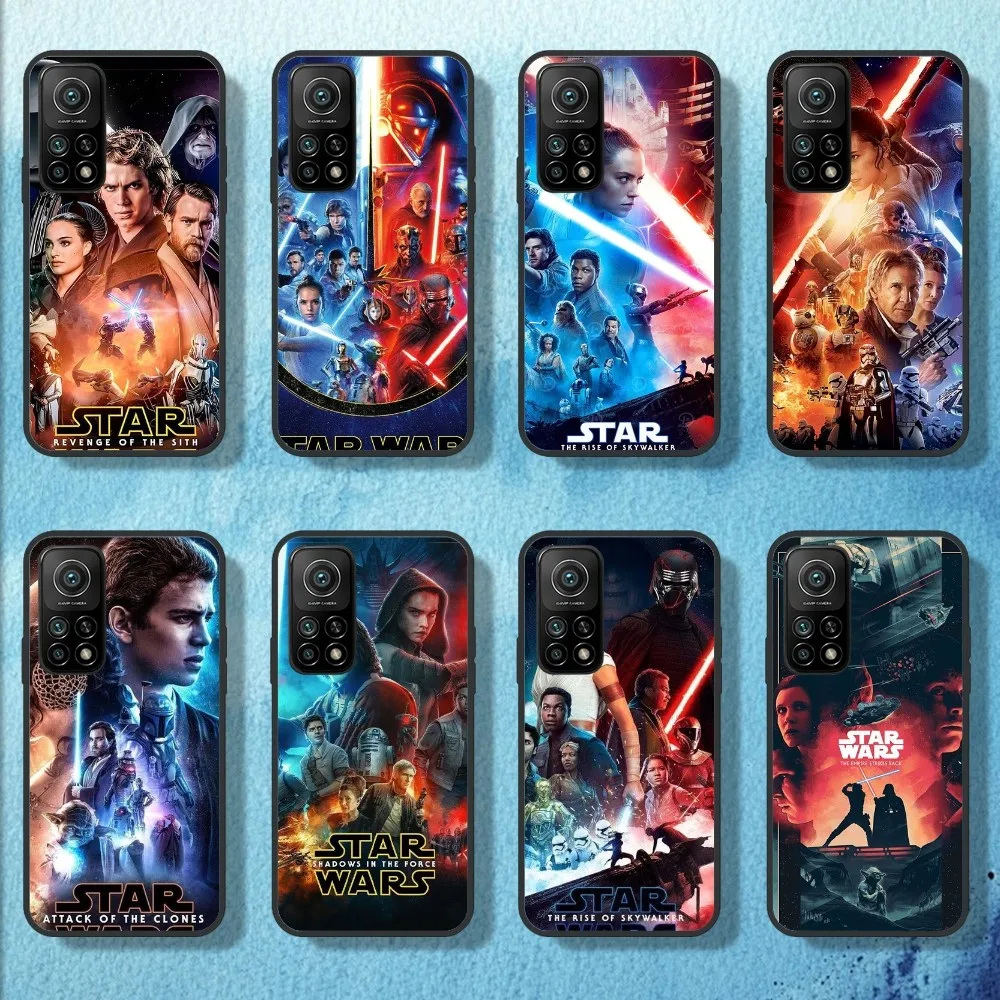 MINISO S-Star W-Wars Movie Phone Case FOR Samsung Galaxy A10 A11 A12 A20 A32 A50 A53 A70 A73 A80 Black Shell